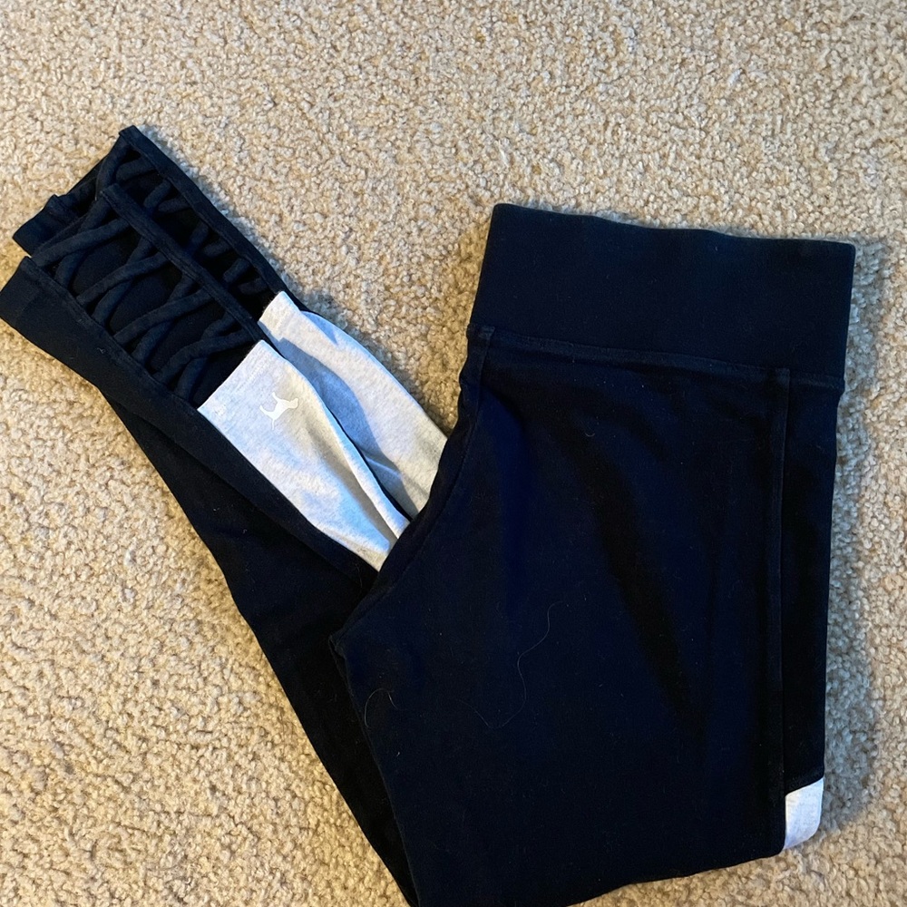 Victoria's Secret Black and White Leggings